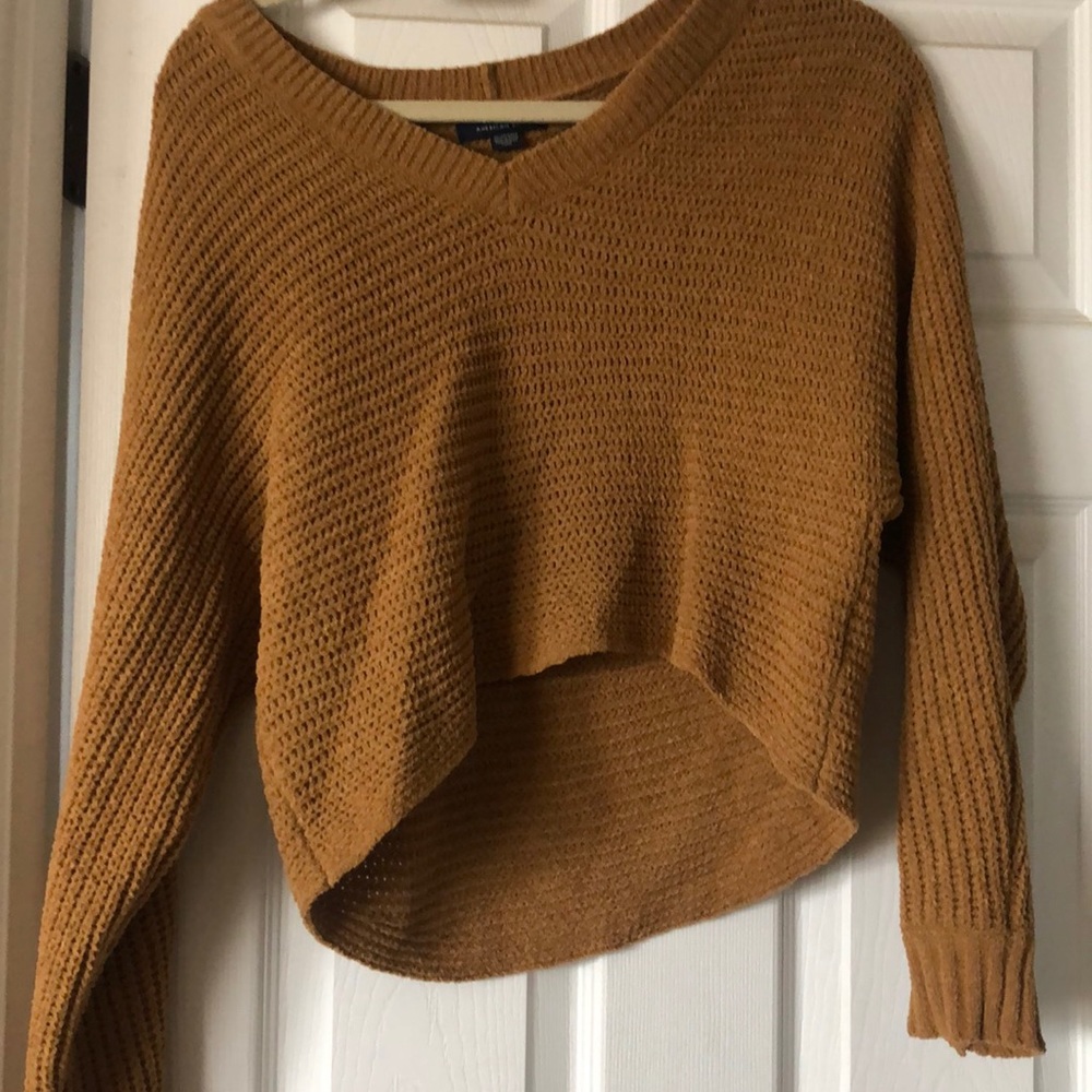 soft crop sweater